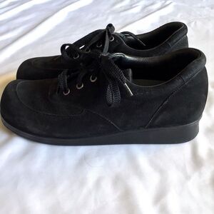 Drew Black Suede Orthopedic Diabetic Comfort Shoes~Womens Sz 10N